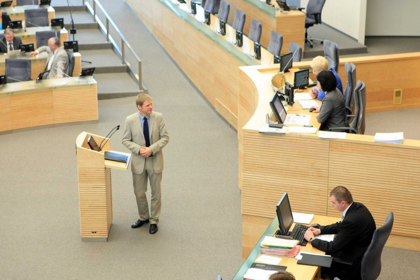 Antradienį R. Šimašius kalbėdamas Seime buvo gerai nusiteikęs.
