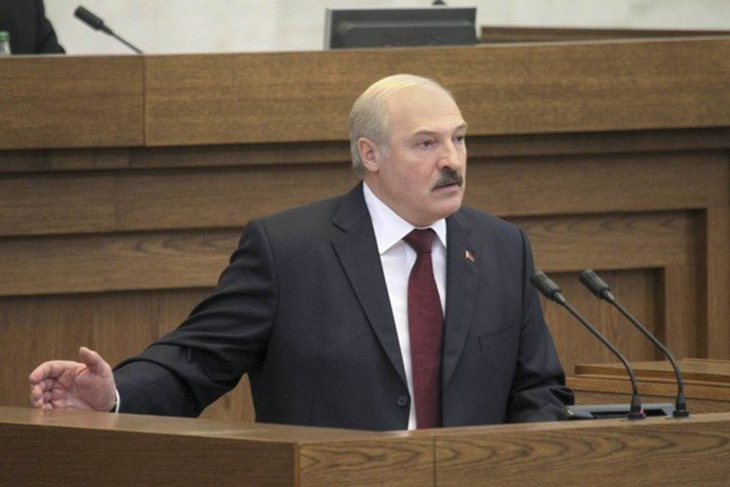 A. Lukašenka: „Aš nenorėjau kištis į prezidento kampaniją.“