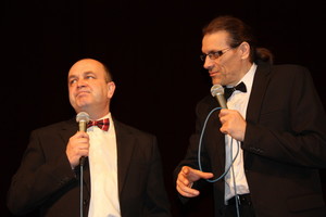 Zakarauskas ir Klarkas: kas slypi po humoristų kaukėmis?