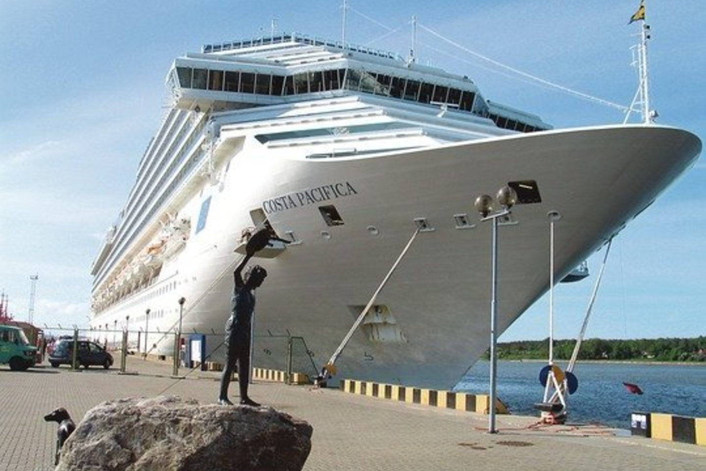 Milžinas „Costa Pacifica” vasarą Klaipėdos uoste lankysis triskart.