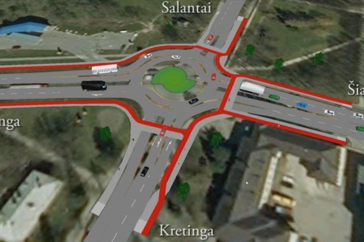 Be Kretingos „Turbo“ žiedo, projektuoti jau baigtas Karmėlavos aplinkkelio projektas, kuriame numatyta pastatyti vienos eismo juostos žiedinę sankryžą.