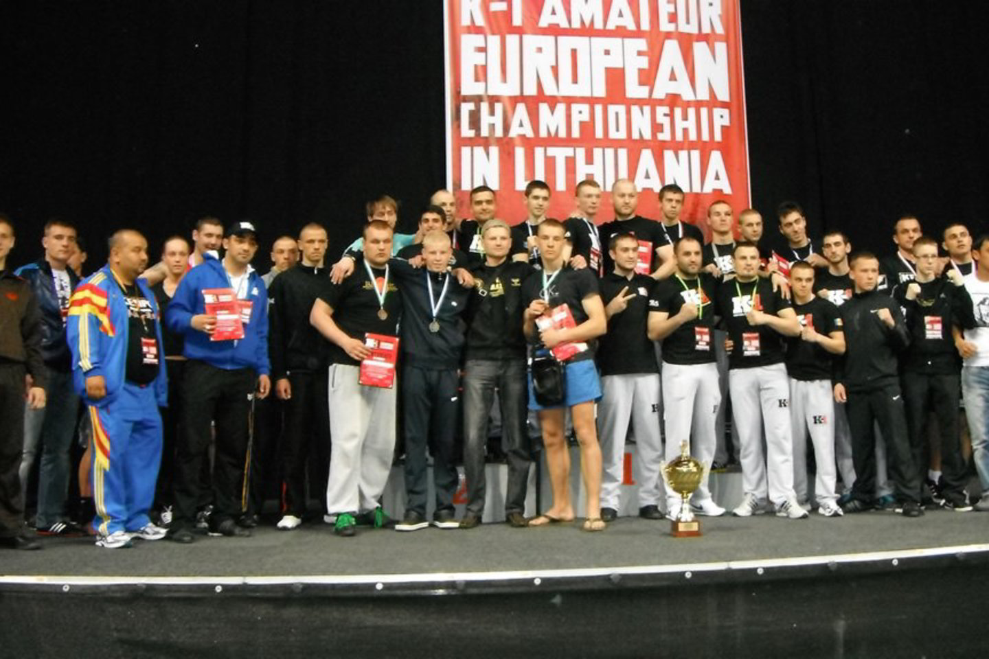 Europos K-1 čempionato dalyviai.