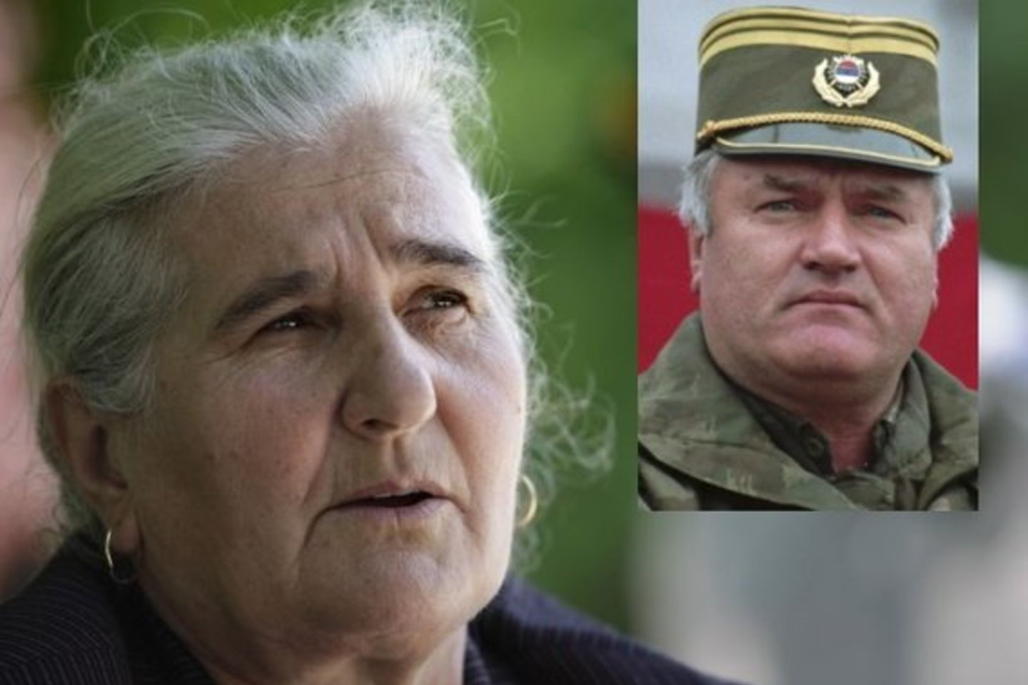 Bosnijos musulmonė M. Subasič pasakoja apie R. Mladičiaus žiaurumą.
