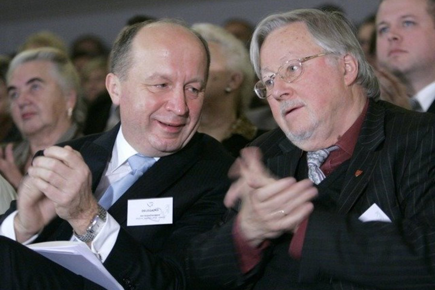 Konservatorių partijos vadovas A. Kubilius pasiekė pergalę prieš V. Landsbergį.
