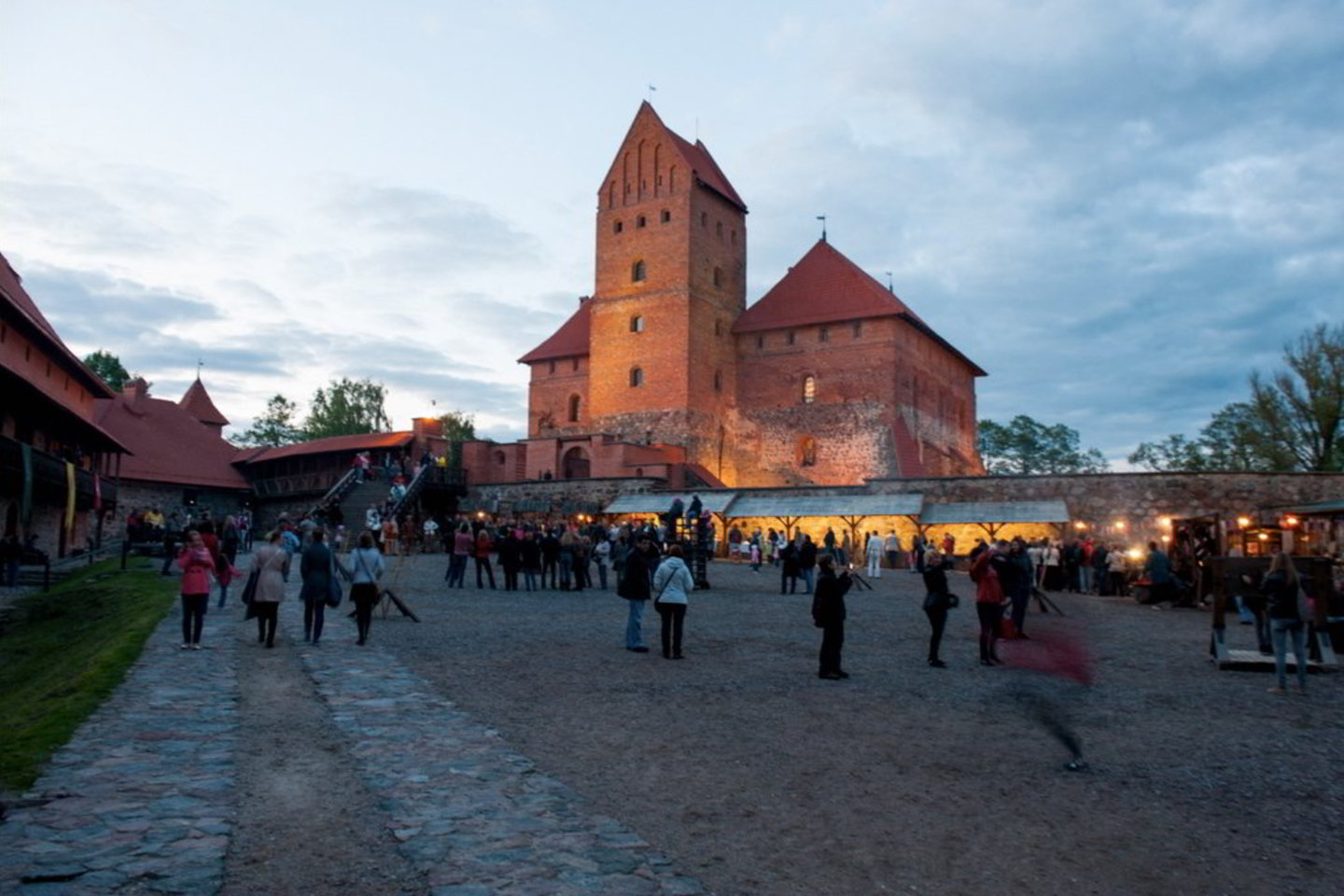 Trakų pilyje paminėtas kasmetinis renginys „Naktis muziejuje“.