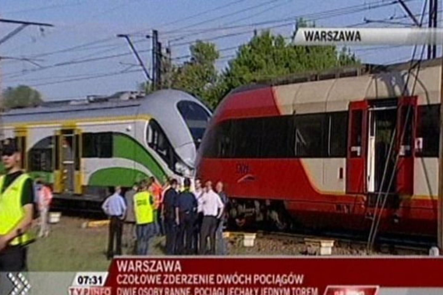 Avarija įvyko ruože tarp „Zoo” ir „Prahos” geležinkelio stočių.