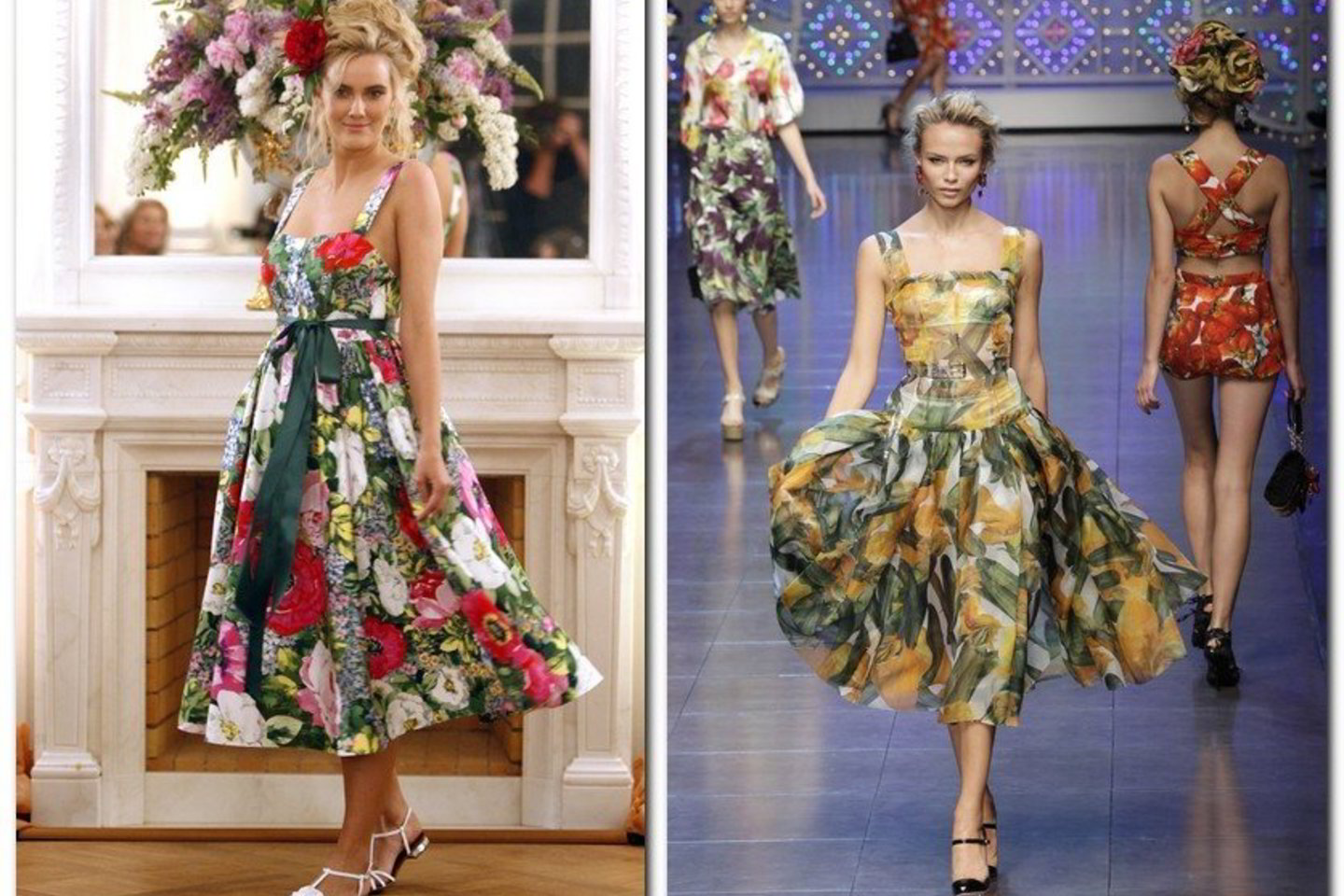 E. Tatarinovos modeliai priminė praėjusį rudenį pristatytą šio pavasario ir vasaros „Dolce&Gabbana“ kolekciją.