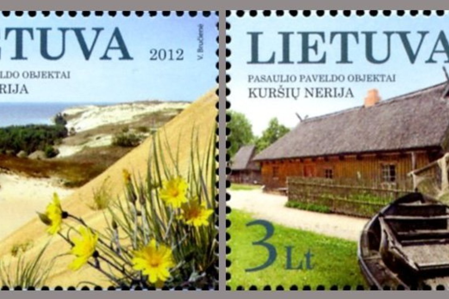 Pašto ženklus sukūrė dailininkė V. Bručienė.