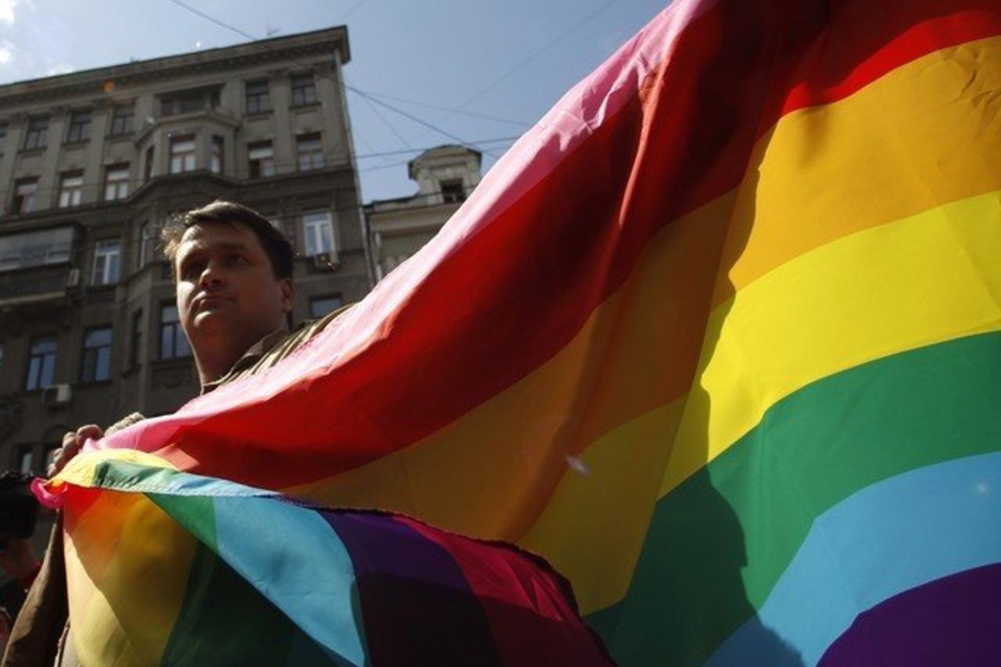 Mitingas prie rotušės, kurį aktyvistai vadina 7-uoju Maskvos gėjų paradu, buvo nesankcionuotas.