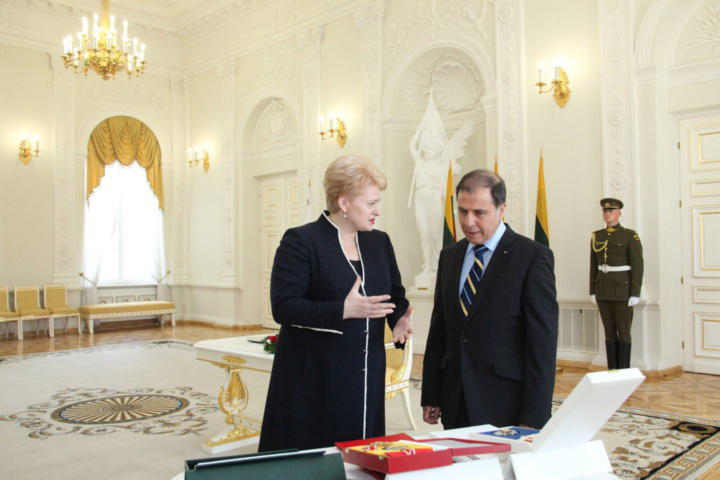 Prezidentė Dalia Grybauskaitė priėmė Maltos prezidentą George'ą Abela.