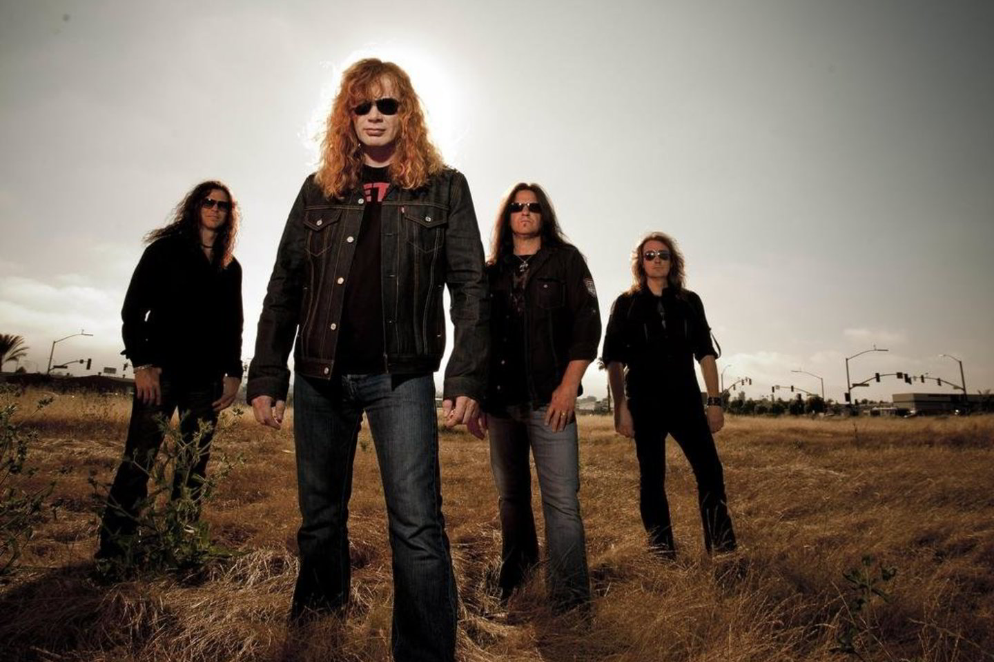 „Megadeth“ lyderis D. Mustaine'as (antras iš kairės) per ilgą liežuvį vis patenka į dviprasmiškas situacijas.