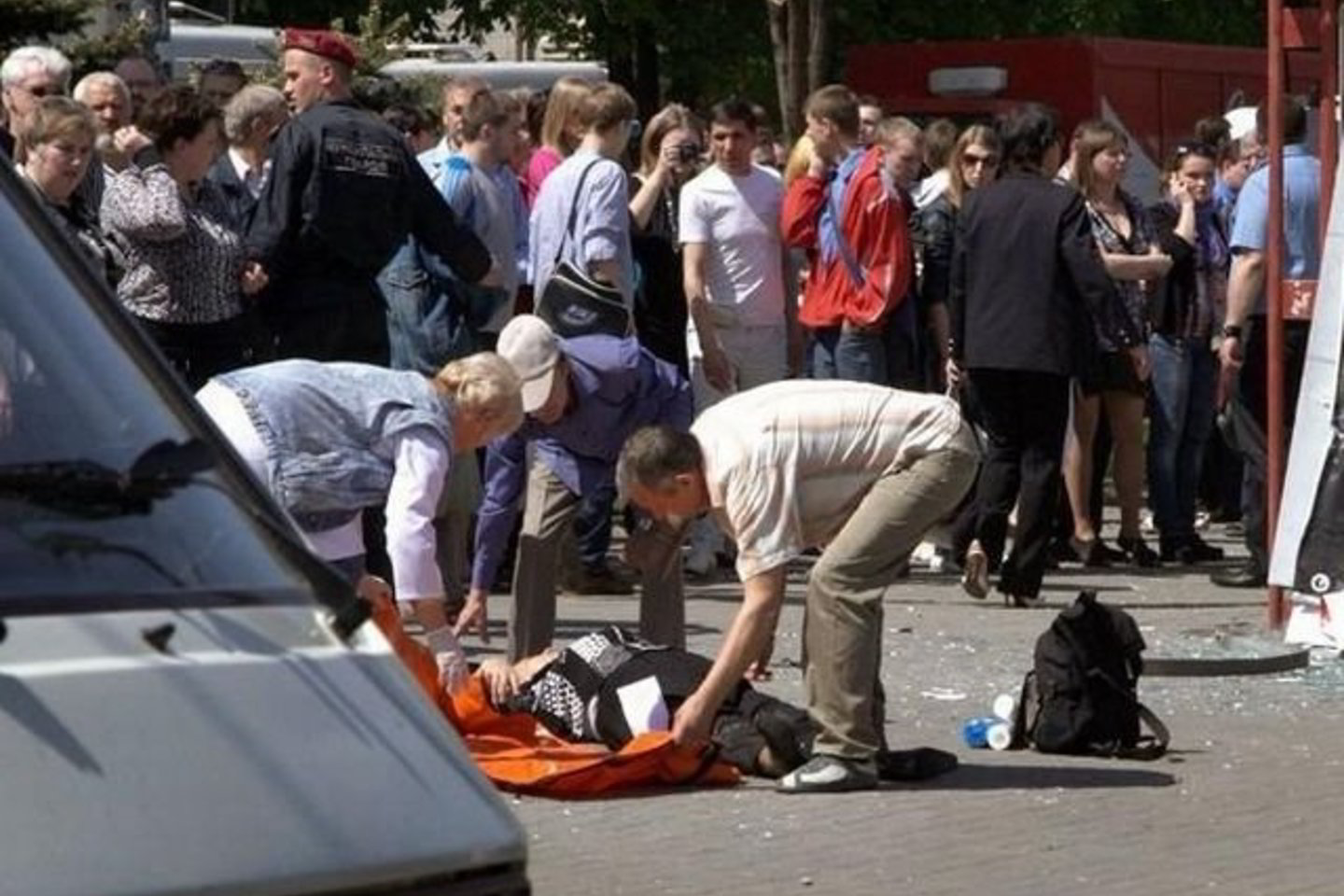 Ukrainos vyriausybė dėl sprogimų kaltina teroristus.