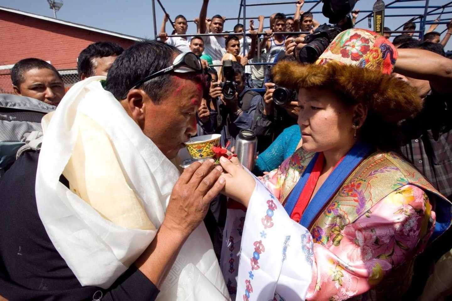 Kame Sherpa kalno viršūnėje buvo gegužės 19, 23 ir 27 dienomis.