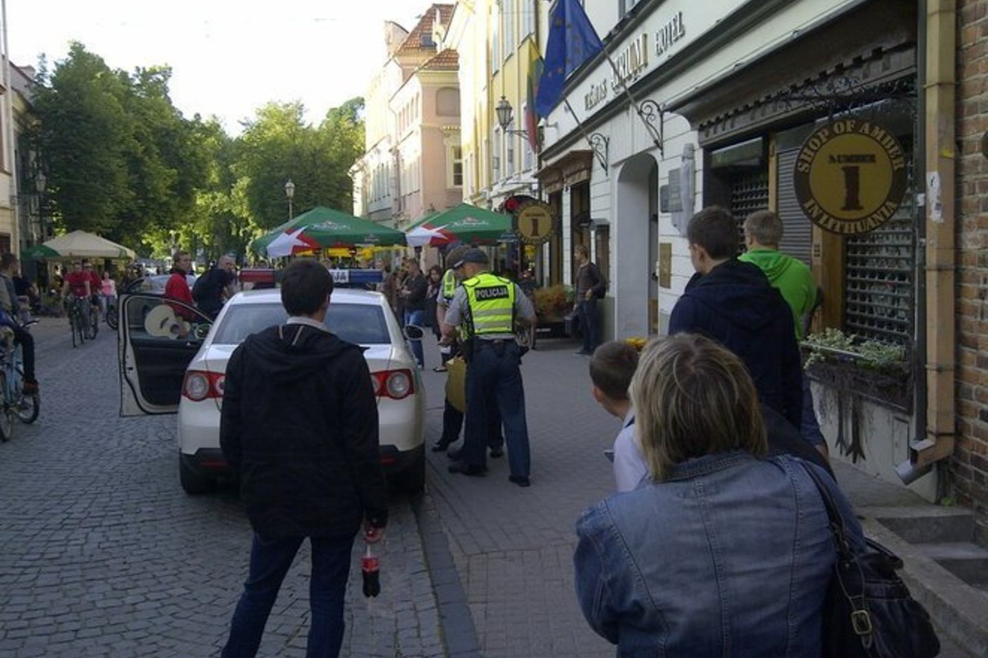 Policijos teigimu gatvės muzikantas buvo sulaikytas dėl keiksmų, šiukšlinimo ir pasipriešinimo policijos pareigūnams.