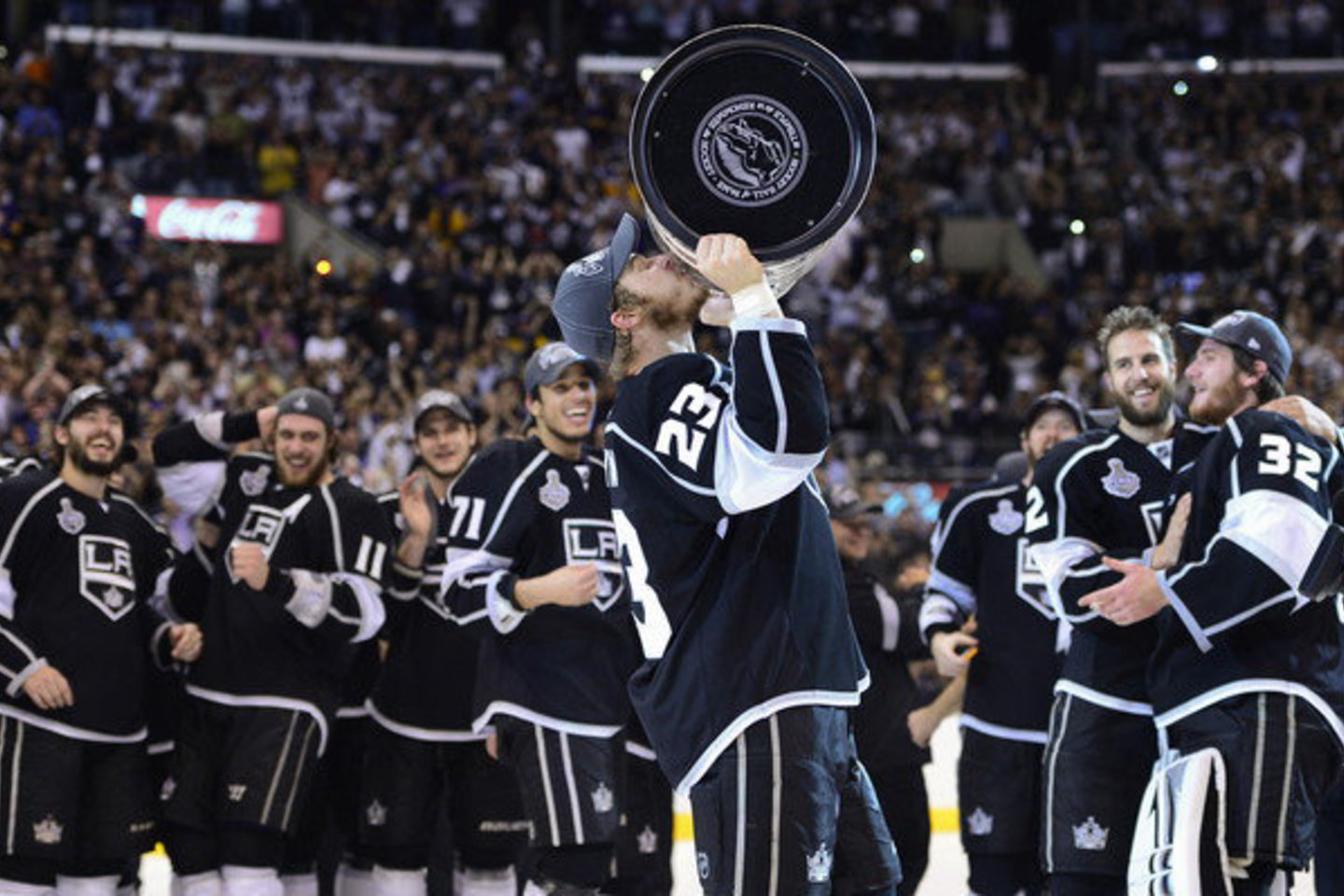 Šeštosiose NHL finalo serijos rungtynėse "Kings" suriuškino "Devils".