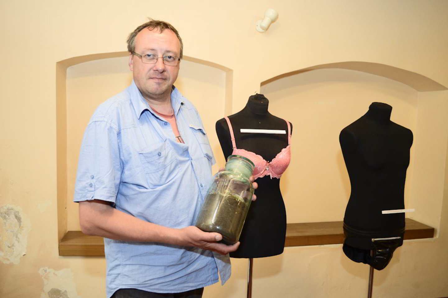Saulius Paukštys pristatė parodą „Lietuvos vertybės“.