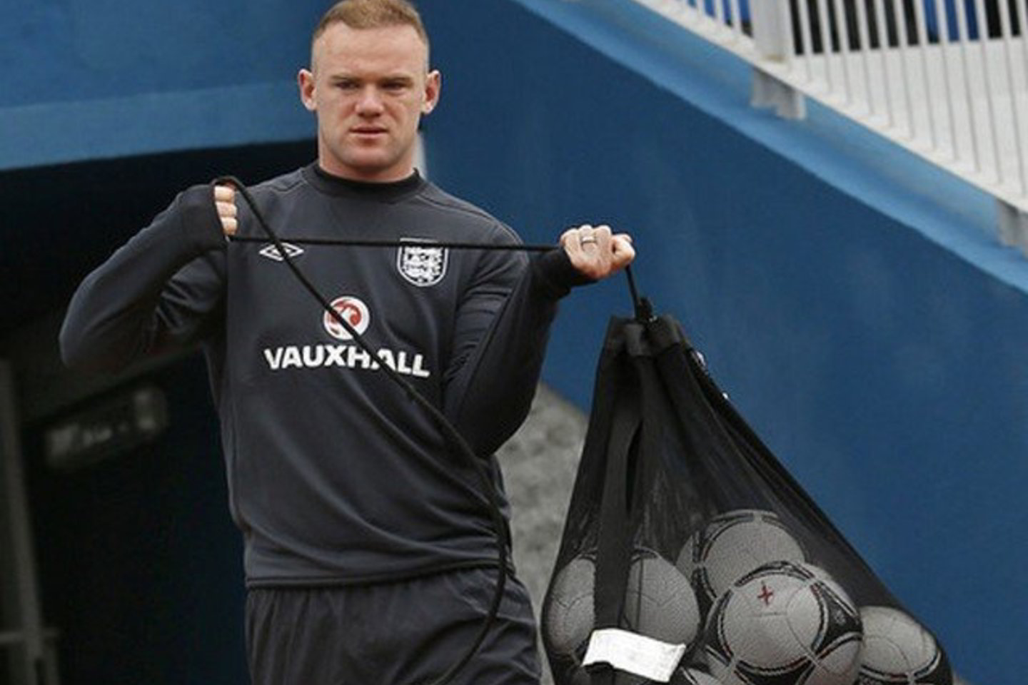 W. Rooney treniruotėje pademonstravo naują šukuoseną.