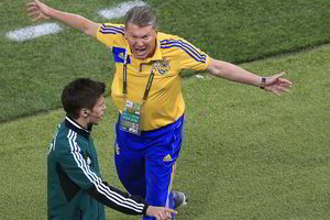 Ukrainiečiai plūdo arbitrus iš Vengrijos, O. Blochinas po rungtynių siautėjo spaudos konferencijoje (2 video)