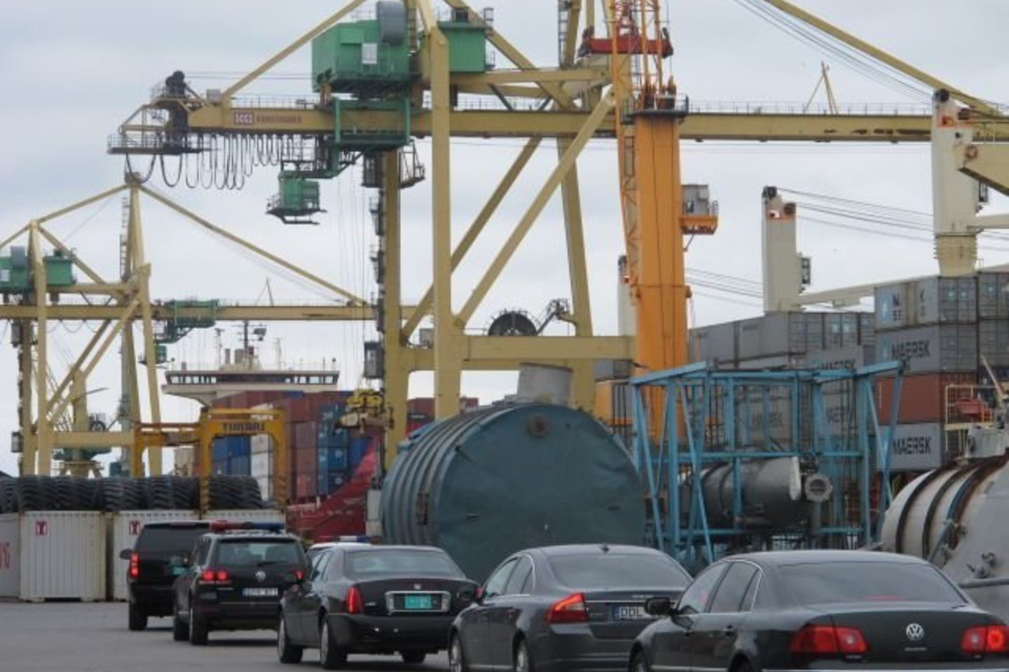 Prieš priimdami svarbų sprendimą amerikiečiai žvalgėsi Klaipėdos konteinerių terminale.
