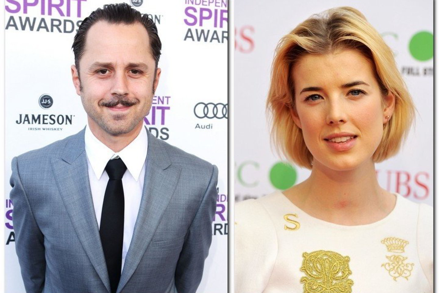 Slapta susituokė modelis kino žvaigždė Giovanni Ribisi ir modelis bei aktorė Agyness Deyn.