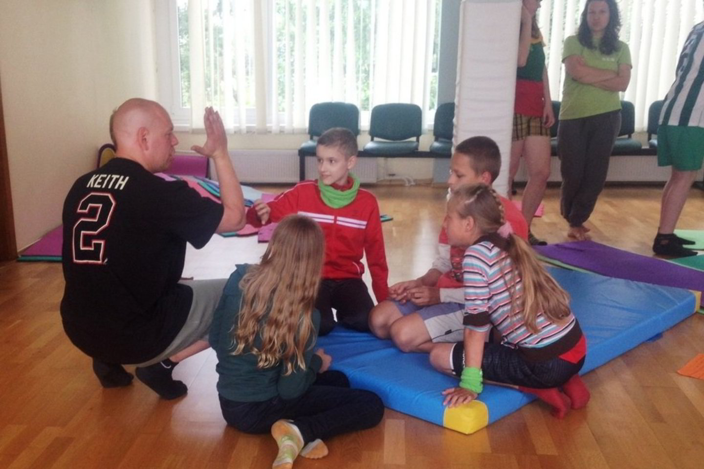 Prevencinėje sporto stovykloje apsilankė „G&G Sindikatas” narys Gabrielius Liaudanskas-Svaras.