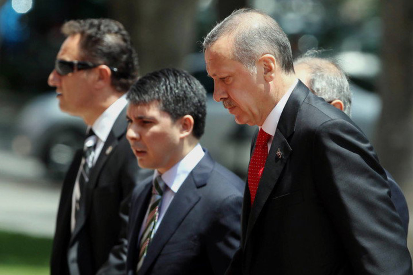 Turkijos premjeras T. Erdoganas ir kiti šalies valdžios pareigūnai sunerimę dėl Sirijos.
