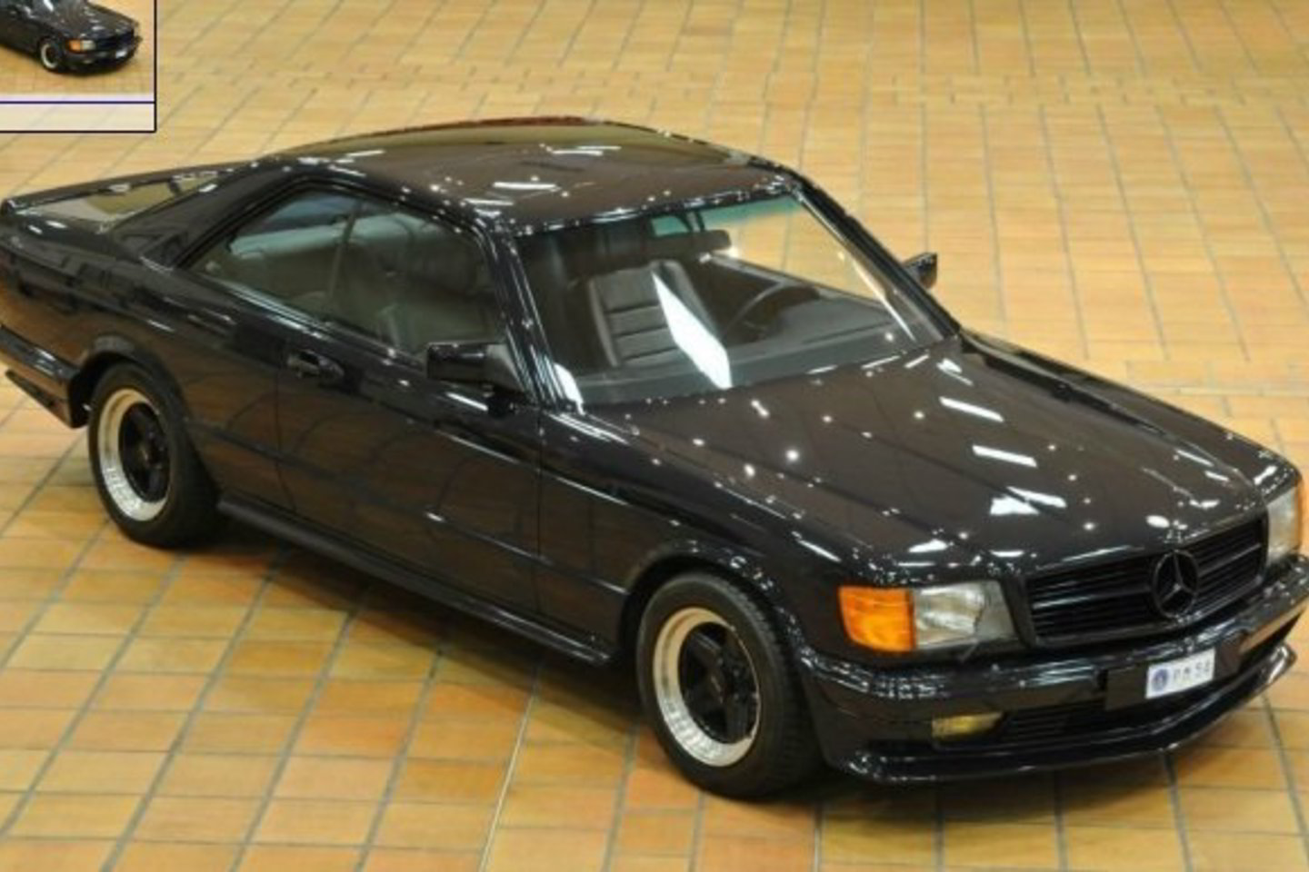 1983 metų „Mercedes-Benz 500 SEC AMG“, specialiai pagaminto princo Rainier III užsakymu, kaina aukcione prasidės nuo 48 tūkstančių litų.