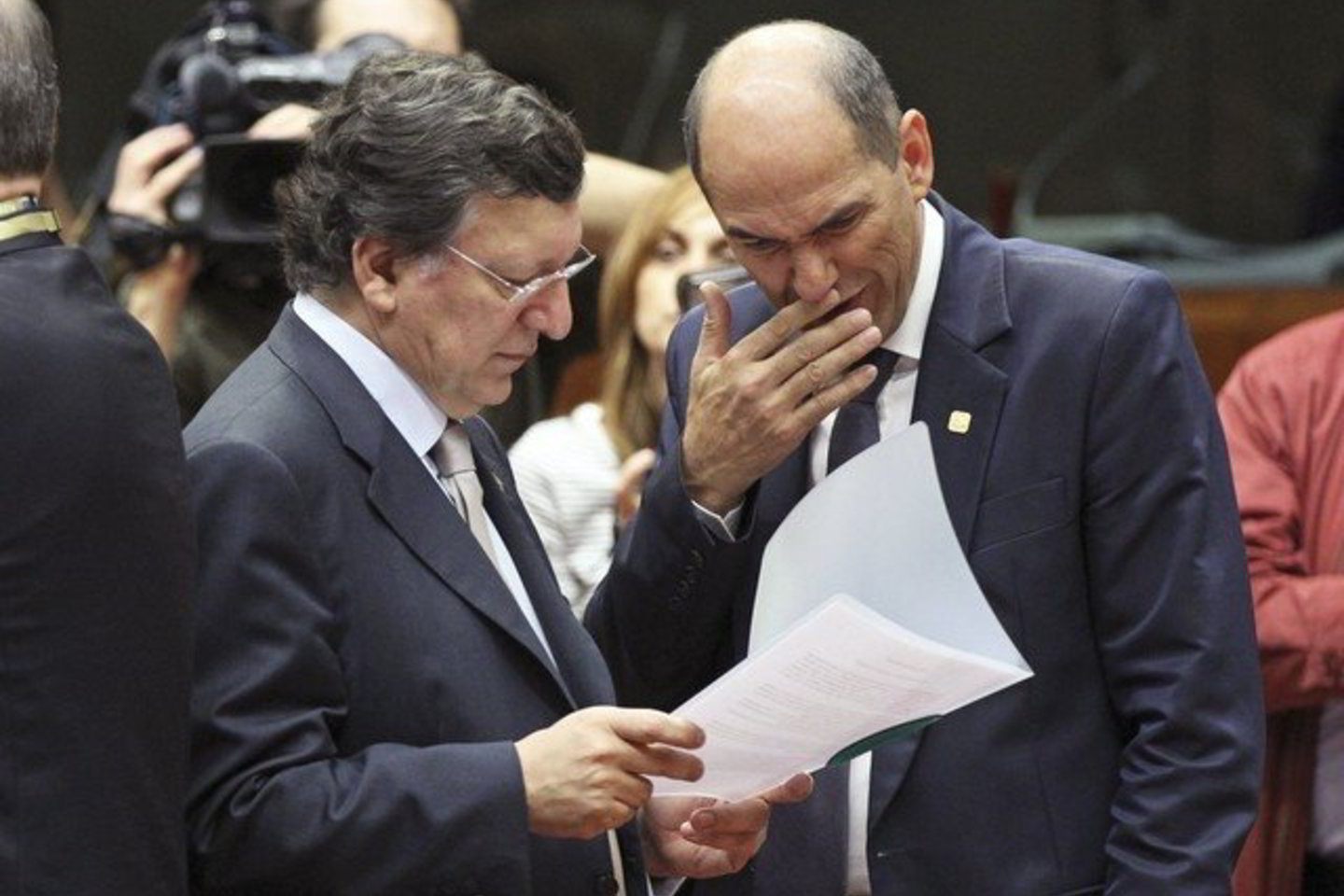 Europos Komisijos prezidentas Jose Manuelis Barroso (kairėje) turės pateikti ataskaitą, kurioje būtų išdėstyta ilgalaikė strategija.