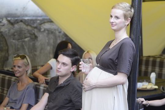 Netrukus pirmagimio susilauksianti I. Norkūnienė spinduliuoja džiaugsmu