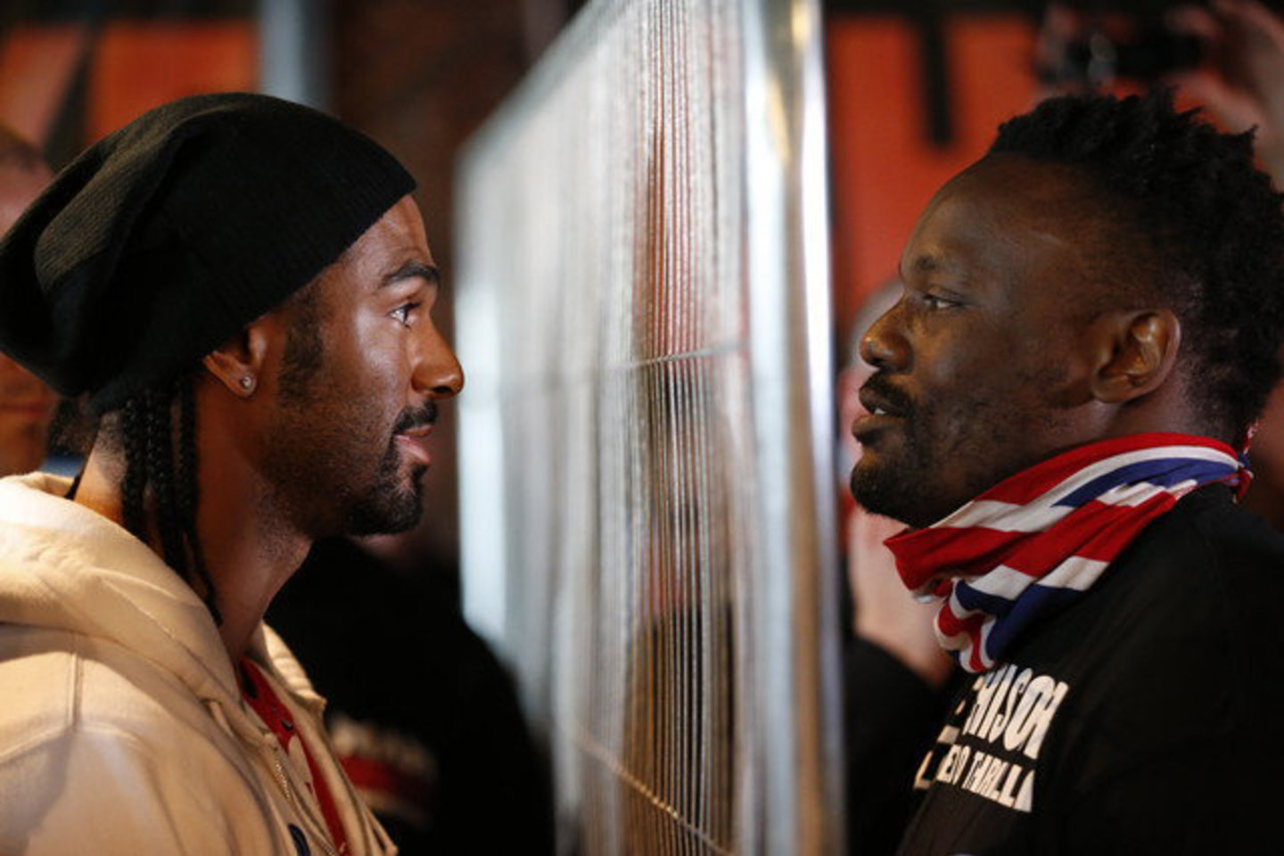 Ypač didelį susidomėjimą kelia dviejų britų sunkiasvorių D. Haye (kairėje) ir D. Chisora mūšis Londone.