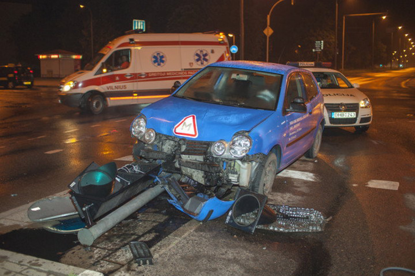 Pirmą pusmetį avarijų šalies keliuose įvyko daugiau nei pernai, tačiau jų pasekmės - švelnesnės.