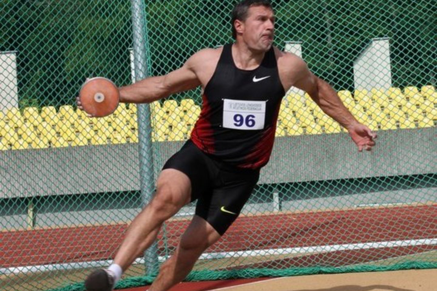 Disko metikas V. Alekna - vienas pretendentų laimėti medalį.