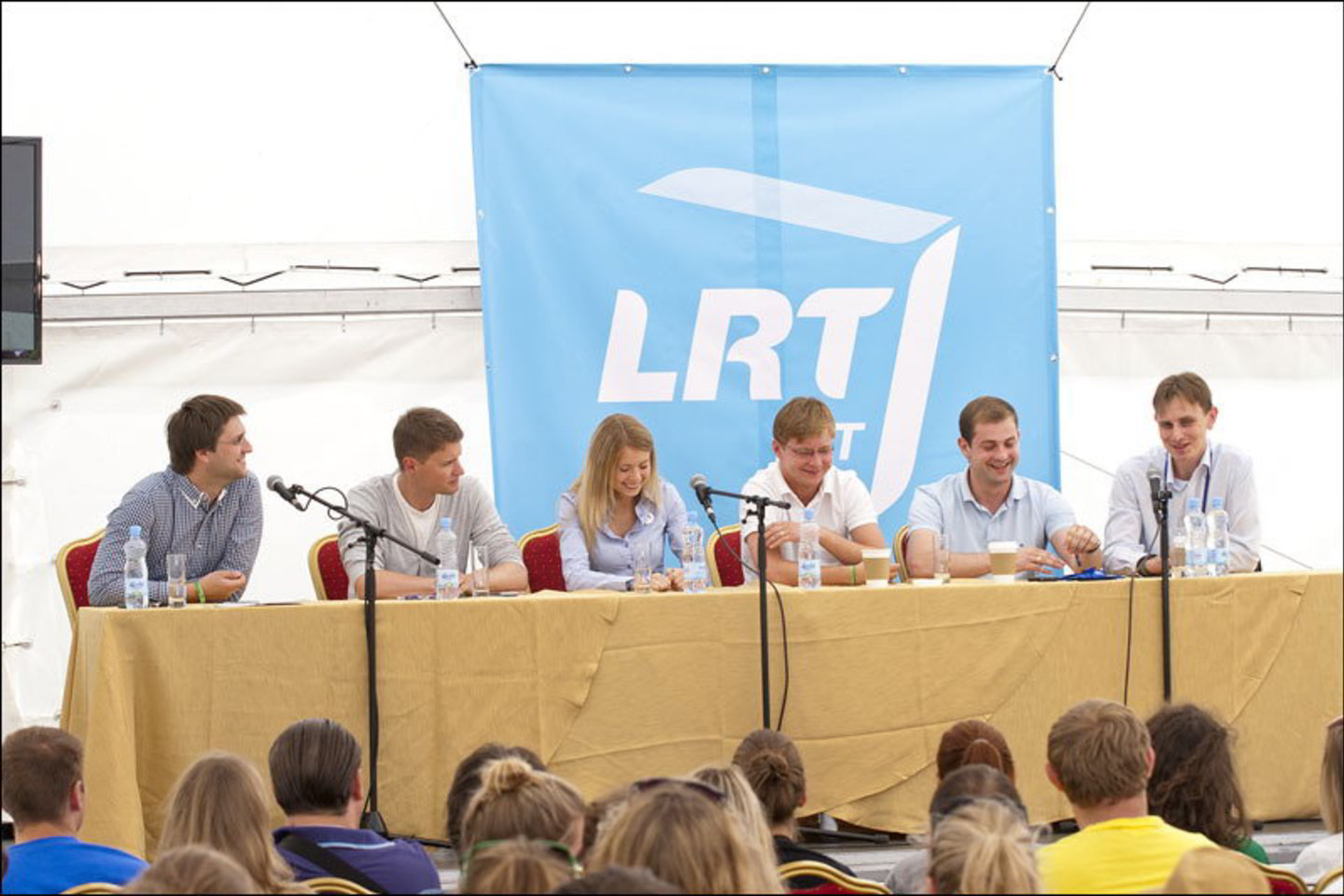 Iš kairės: Mykolas Majauskas, Ieva Kačinskaitė, Juras Požėla, Miroslavas Monkvečius, Mindaugas Kuliavas.