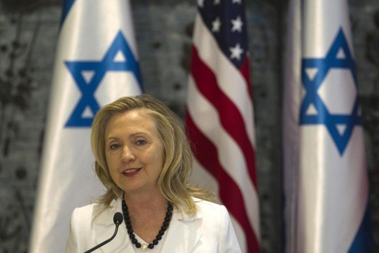 Hillary Clinton lankosi Jeruzalėje.
