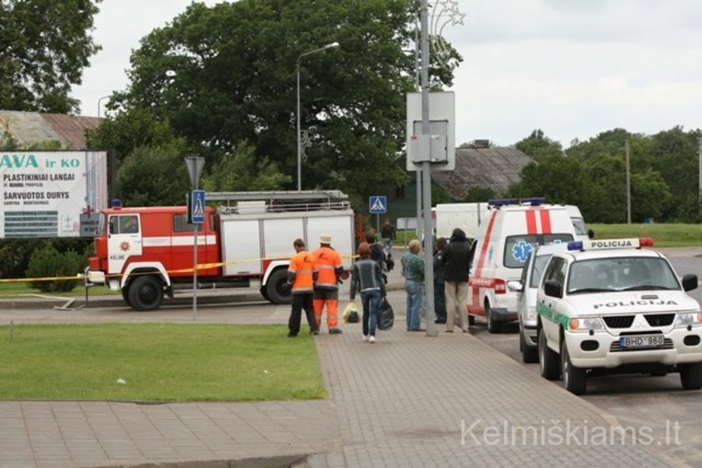Kelmėje šalia Kelmės kredito unijos pastato aptiktas sprogmuo.