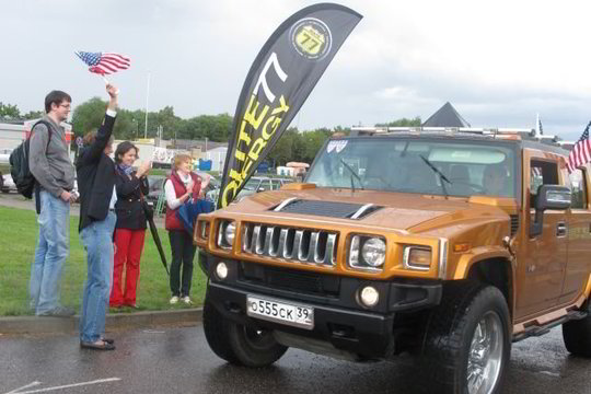 Palangoje griaudėjo amerikietiškų automobilių varikliai