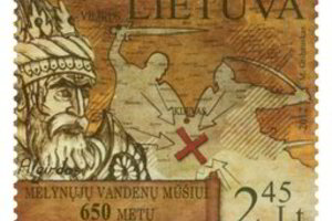 Istorinį Mėlynųjų vandenų mūšį įamžins ir pašto ženklas