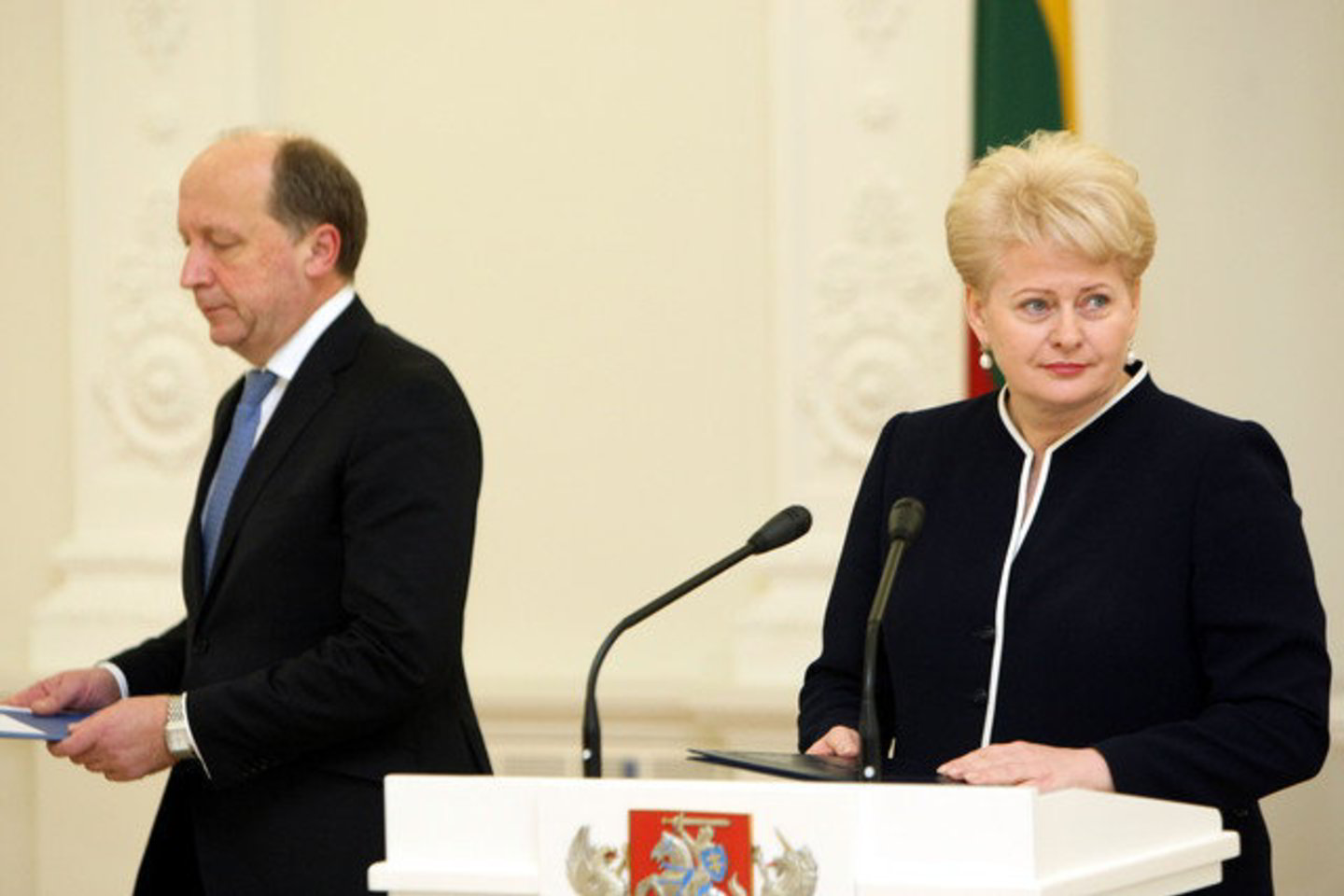A. Kubilius ir D. Grybauskaitė pagal populiarumą - skirtingose pusėse.