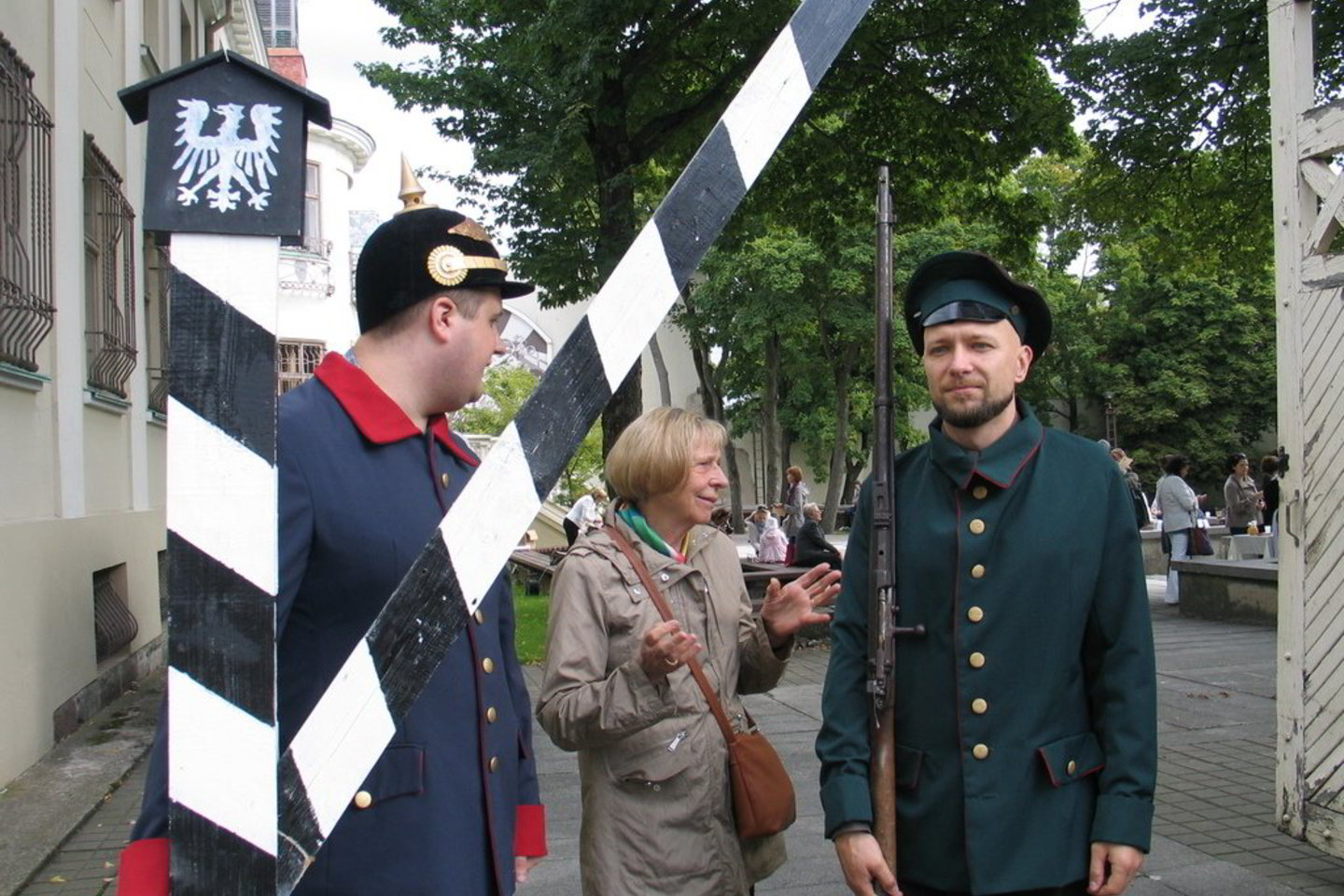Laikrodžių muziejaus kiemelyje tris valandas veikė pasienio ir muitinės postai.