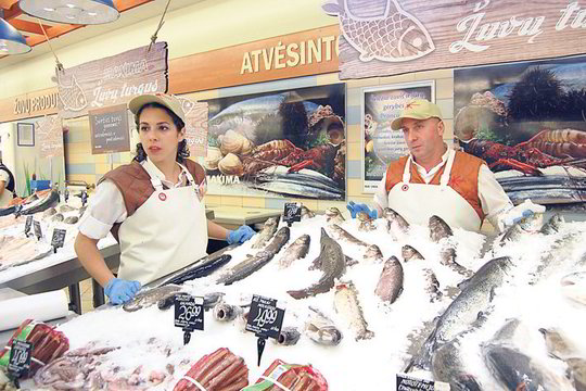 Žuvų turguje karaliauja svečiai iš Ispanijos