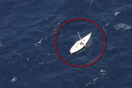 Australijoje dingusį buriuotoją pastebėjo „Air Canada“ lėktuvo keleivis