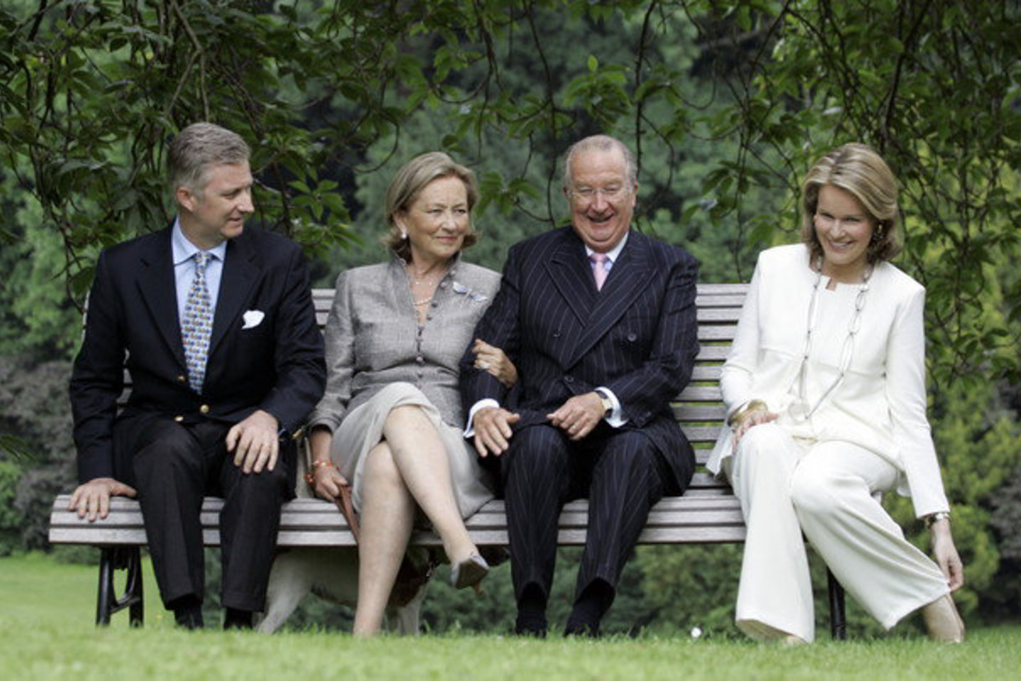 Belgijos princas Phillipe'as (kairėje) pavadintas netinkamu tapti karaliumi. Greta - karalienė Paola, karalius Albertas II ir princesė Mathilde.