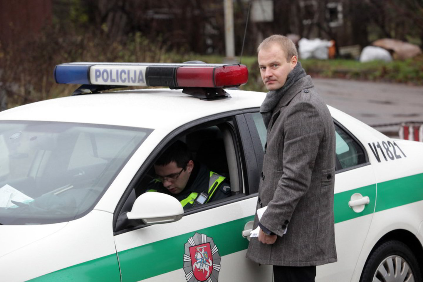 V. Kanapinskas kelių policininkams aiškino, kad esą gerai pažįsta generalinį policijos komisarą. Toks teiginys pareigūnų neišgąsdino.
