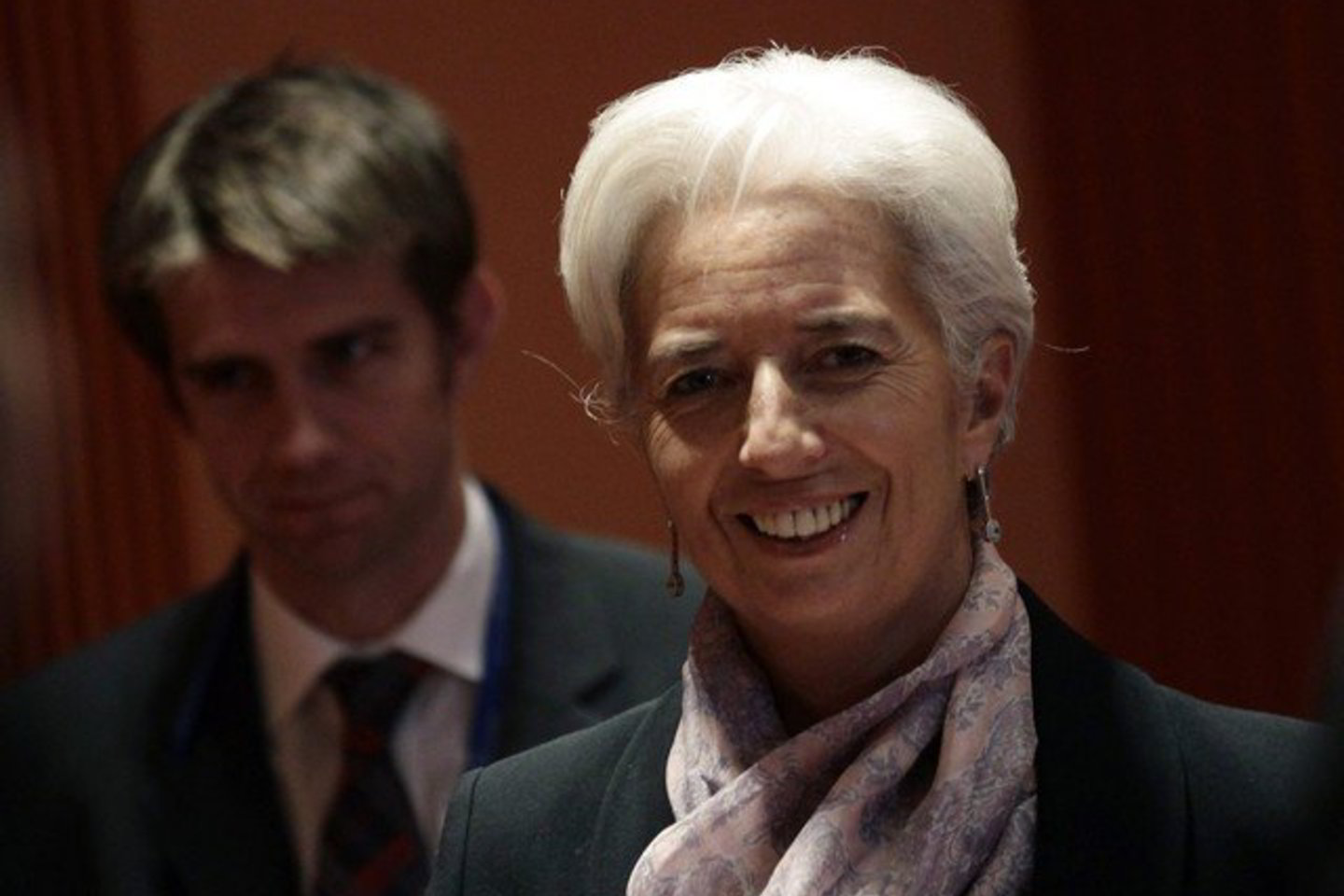 TVF pažymi, kad finansinė padėtis euro zonoje išlieka trapi (fotografijoje - TVF vadovė Christine Lagarde).