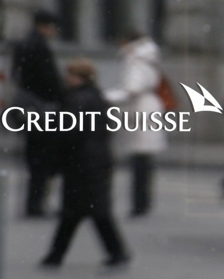 Šveicarijoje veikiantis „Credit Suisse“ bankas.<br>Reuters asociatyvi nuotrauka.