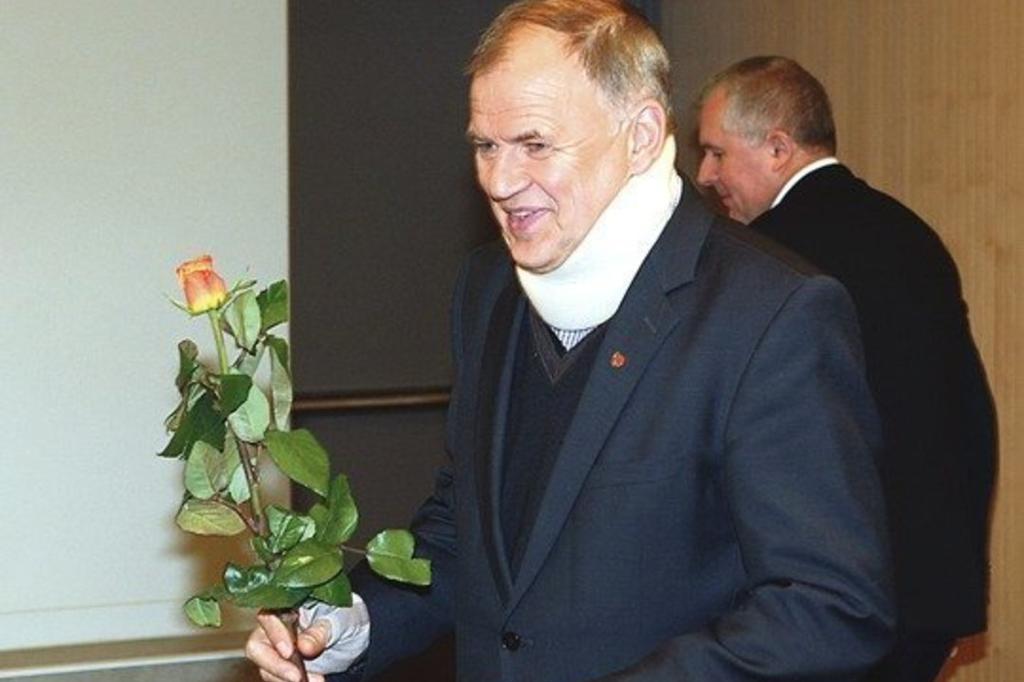 Dar visai nepasveikęs V. Andriukaitis praėjusią savaitę skubėjo į Seimą prisiekti.<br>R. Danisevičiaus nuotrauka iš archyvo