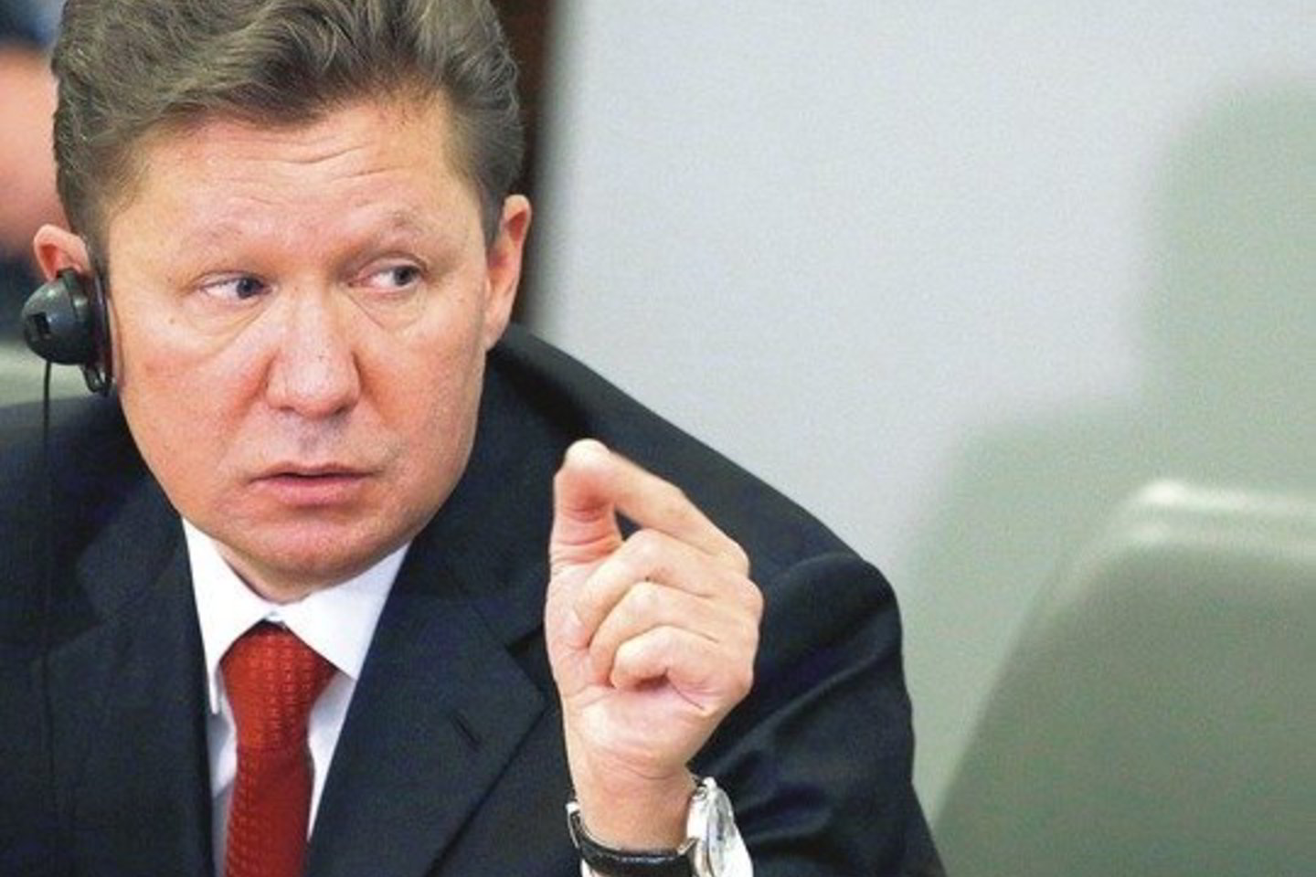 Rusijos dujų bendrovės „Gazprom“ vadovas Aleksejus Mileris.