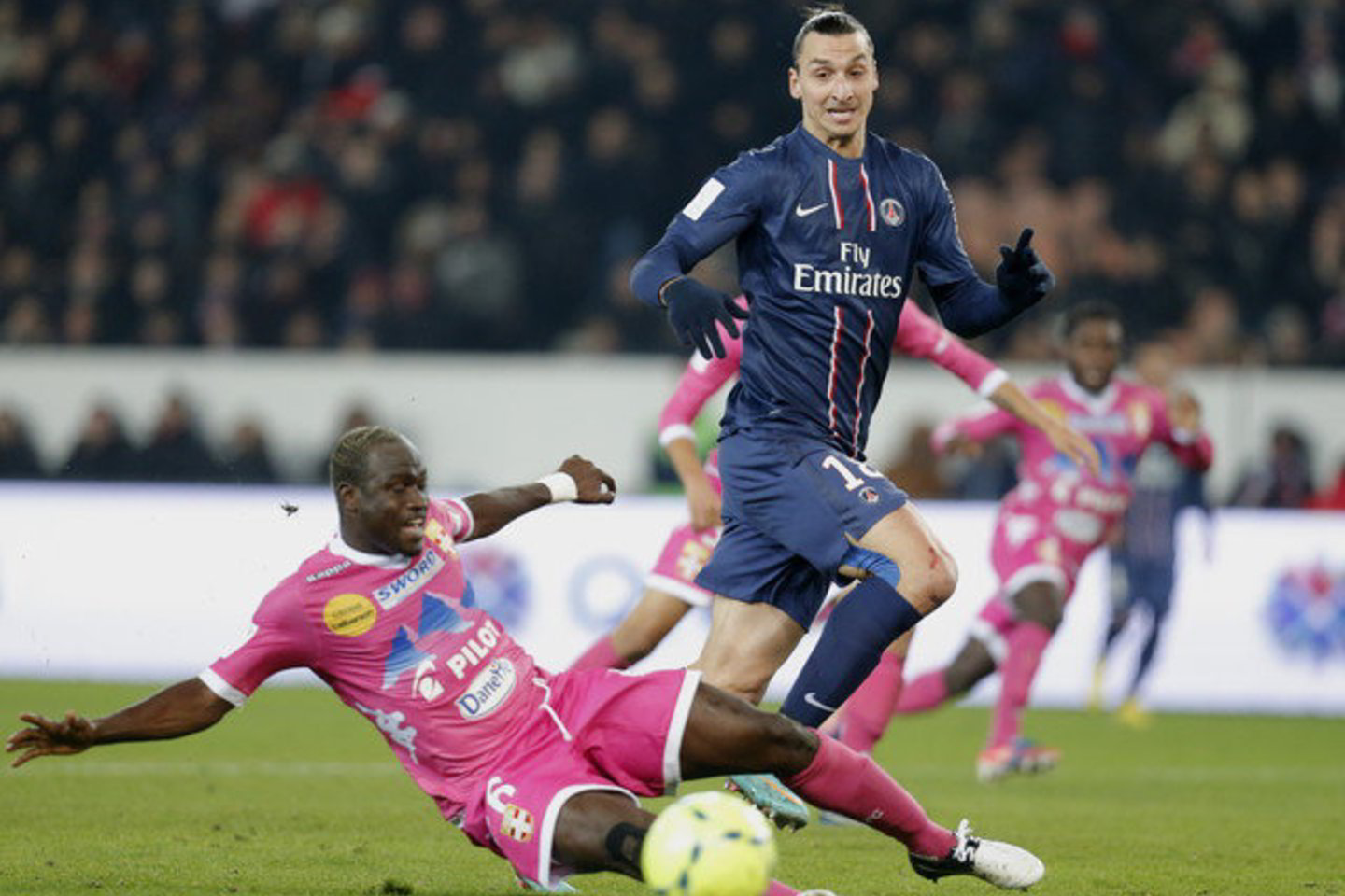 „Paris Saint-Germain“ ir „Evian Thonon Gaillard FC“ mačas.