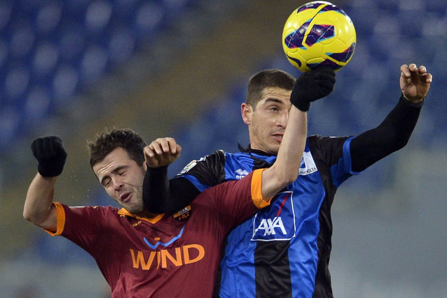 Rungtynių „Roma“ - Bergamo „Atalanta“ akimirka.