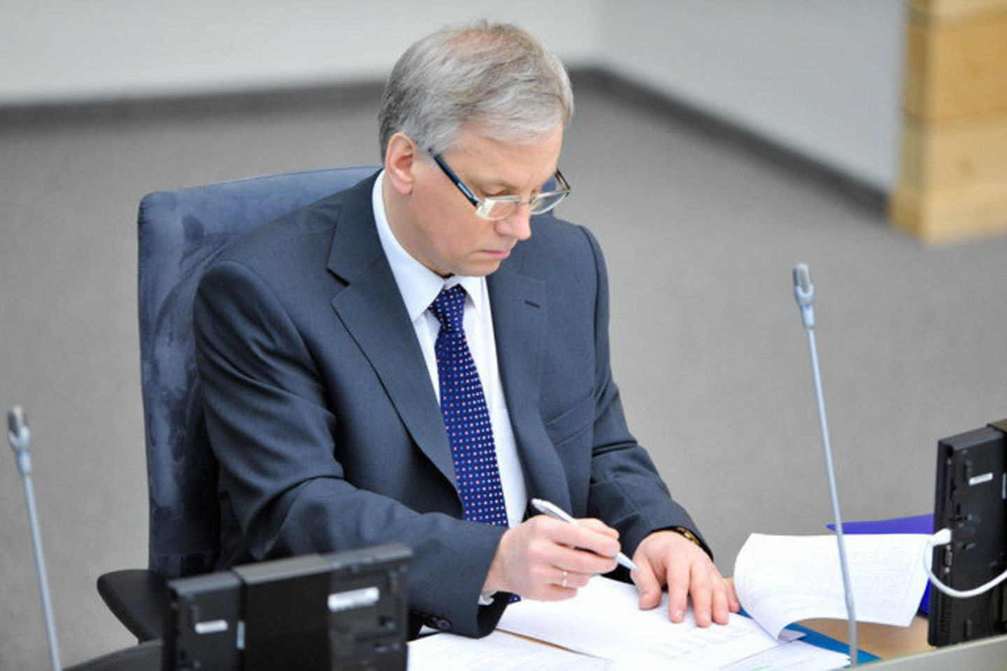 A. Šadžius Seime atsakinėjo į liberalų frakcijos narių klausimus.